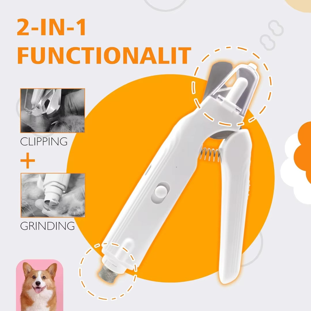 Quiet Pet Nail Grinder with Dual LED Lights, image 8 of 8