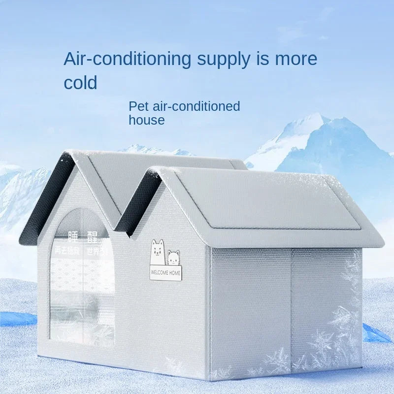 Cooling Pet House — Ventilated Summer Nest for Cats & Dogs