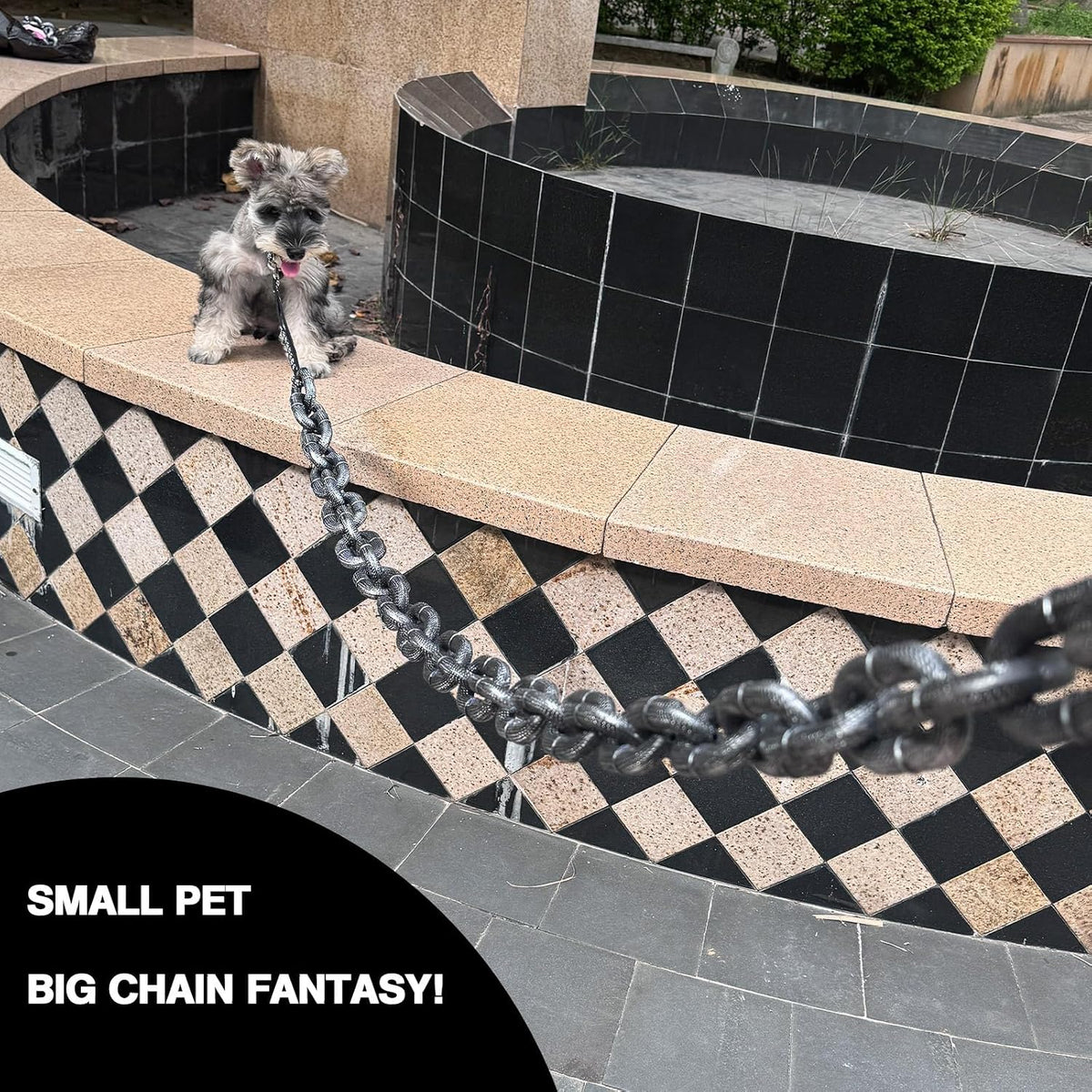 Oversized Novelty Chain Leash — 6 Ft Lightweight, image 6 of 6