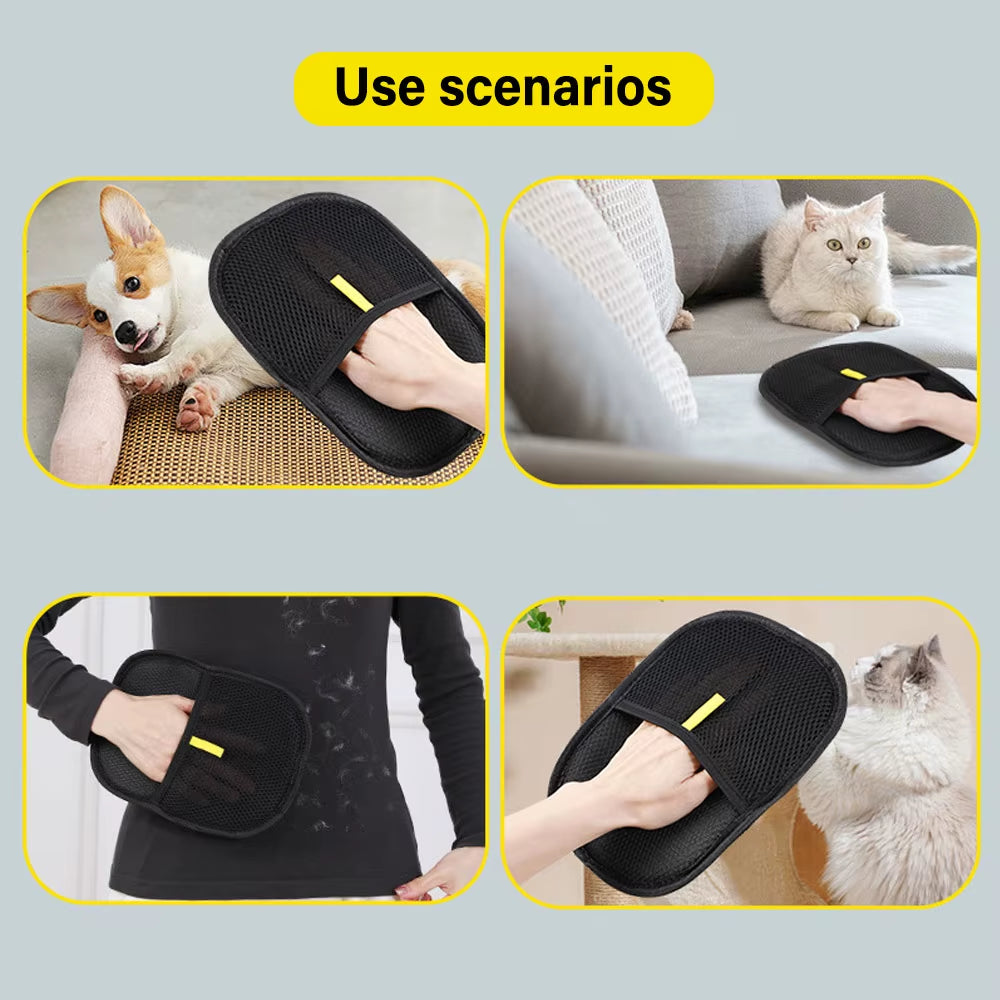 Silicone Pet Grooming Glove — Hair Remover Mitt, image 5 of 7