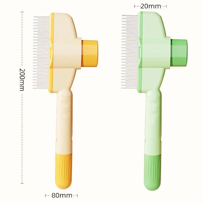 One-Touch Self-Cleaning Slicker Brush
