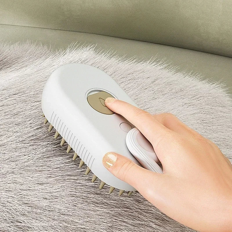 3-In-1 Steam Grooming Brush — Massage, Spray & Deshed, image 6 of 12