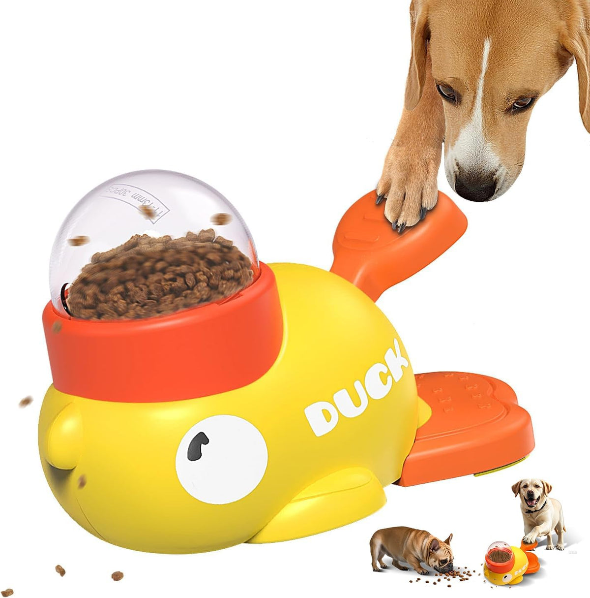 Duck Treat Dispenser & Slow Feeder Puzzle Bowl, image 2 of 9