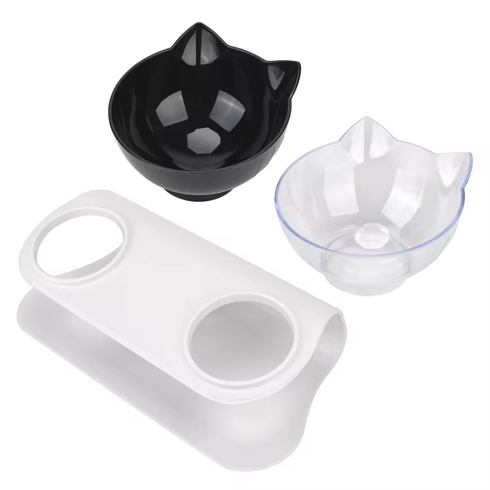 Raised Double Bowl Feeding Stand — Non-Slip, image 8 of 14