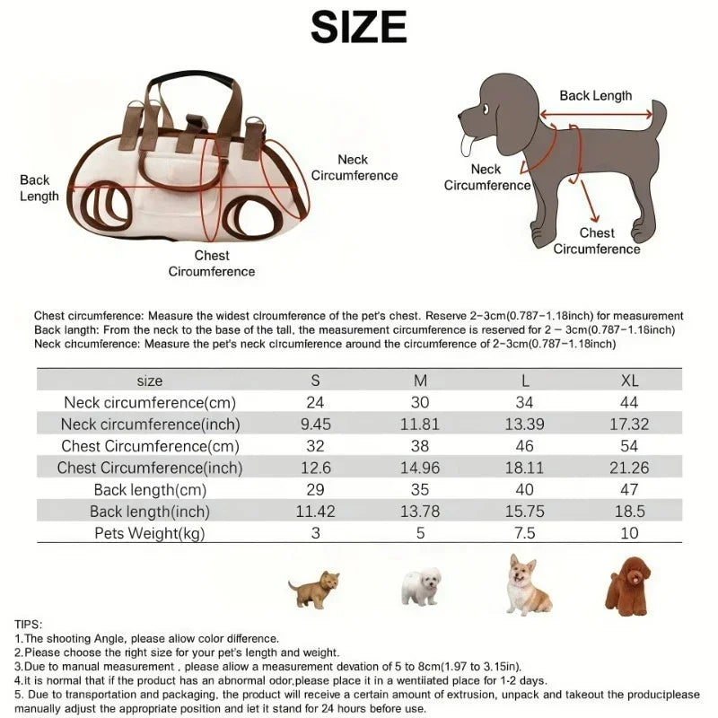 Breathable Pet Sling Carrier with Leash Clip, image 6 of 6