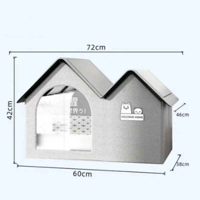 Cooling Pet House — Ventilated Summer Nest for Cats & Dogs