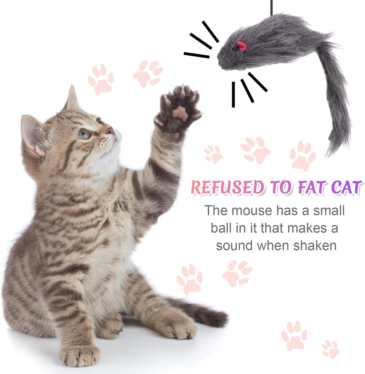 Door-Hanging Cat Teaser Toys — 2 Pack