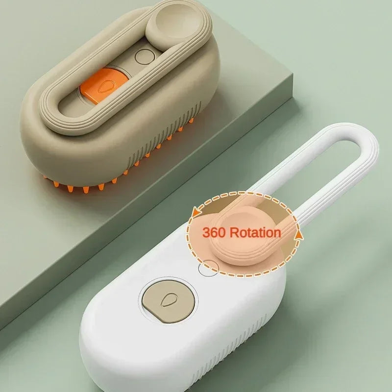 3-In-1 Steam Grooming Brush — Massage, Spray & Deshed, image 4 of 12