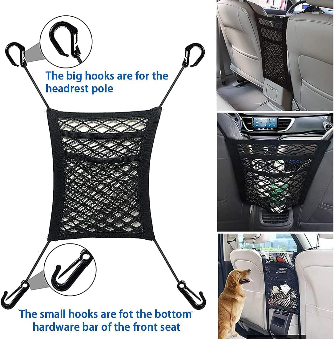 Back-Seat Pet Barrier & Storage Organizer — 3 Layer, image 6 of 6