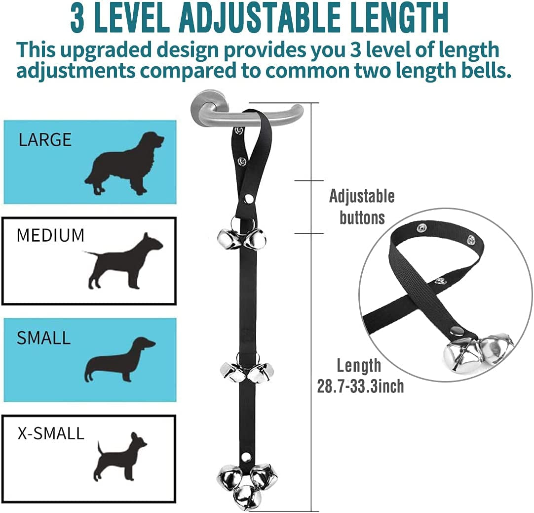 Potty Training Door Bells — Adjustable Hanging Dog Bells