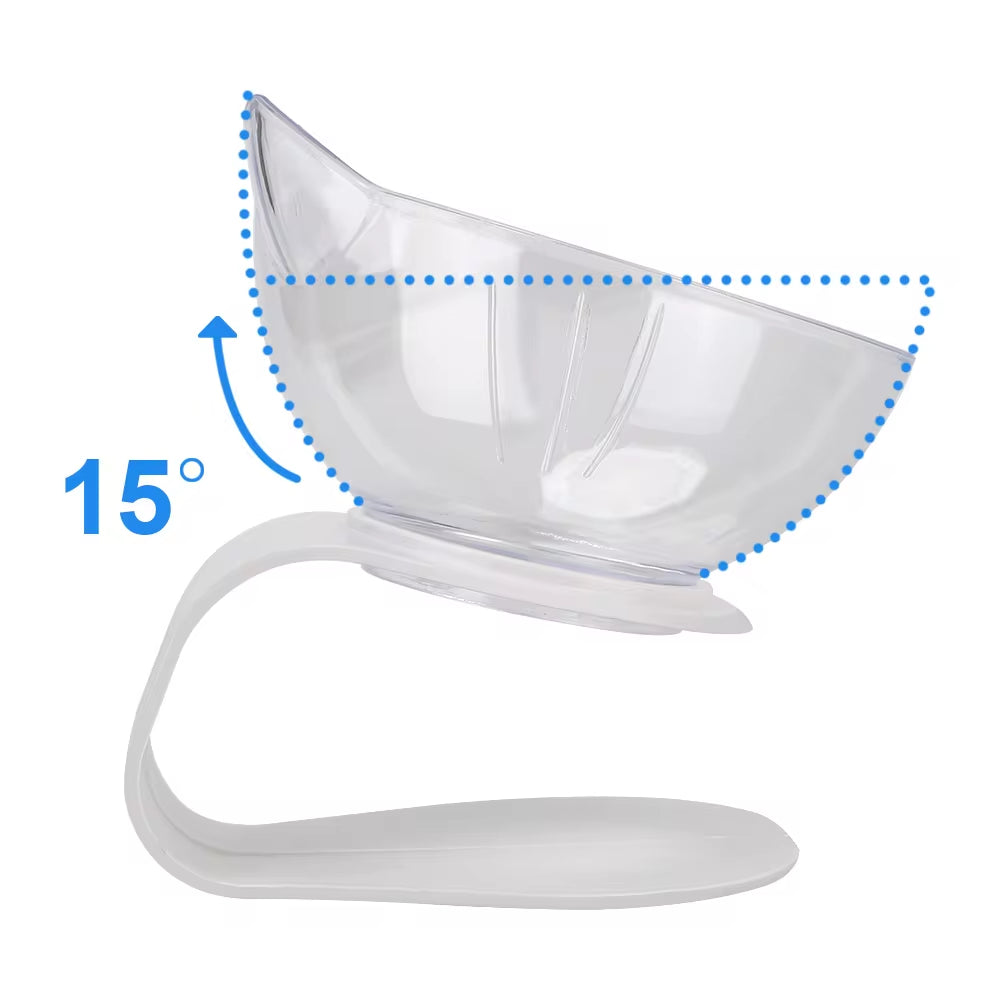 Raised Double Bowl Feeding Stand — Non-Slip