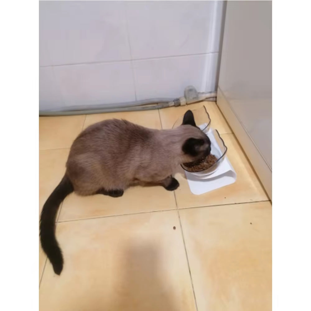 Raised Double Bowl Feeding Stand — Non-Slip, image 7 of 14