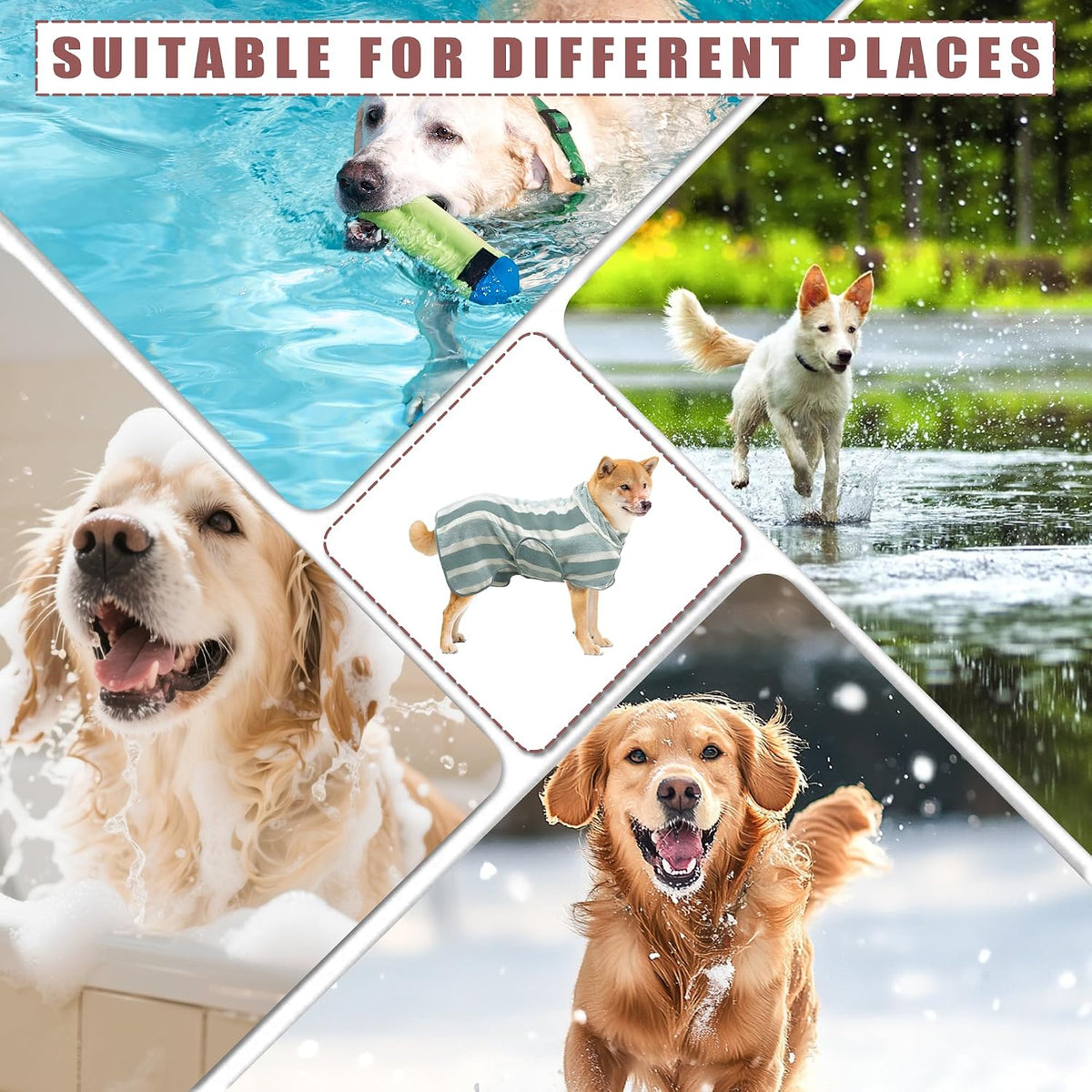 Fast-Drying Dog Bathrobe Towel — Super Absorbent