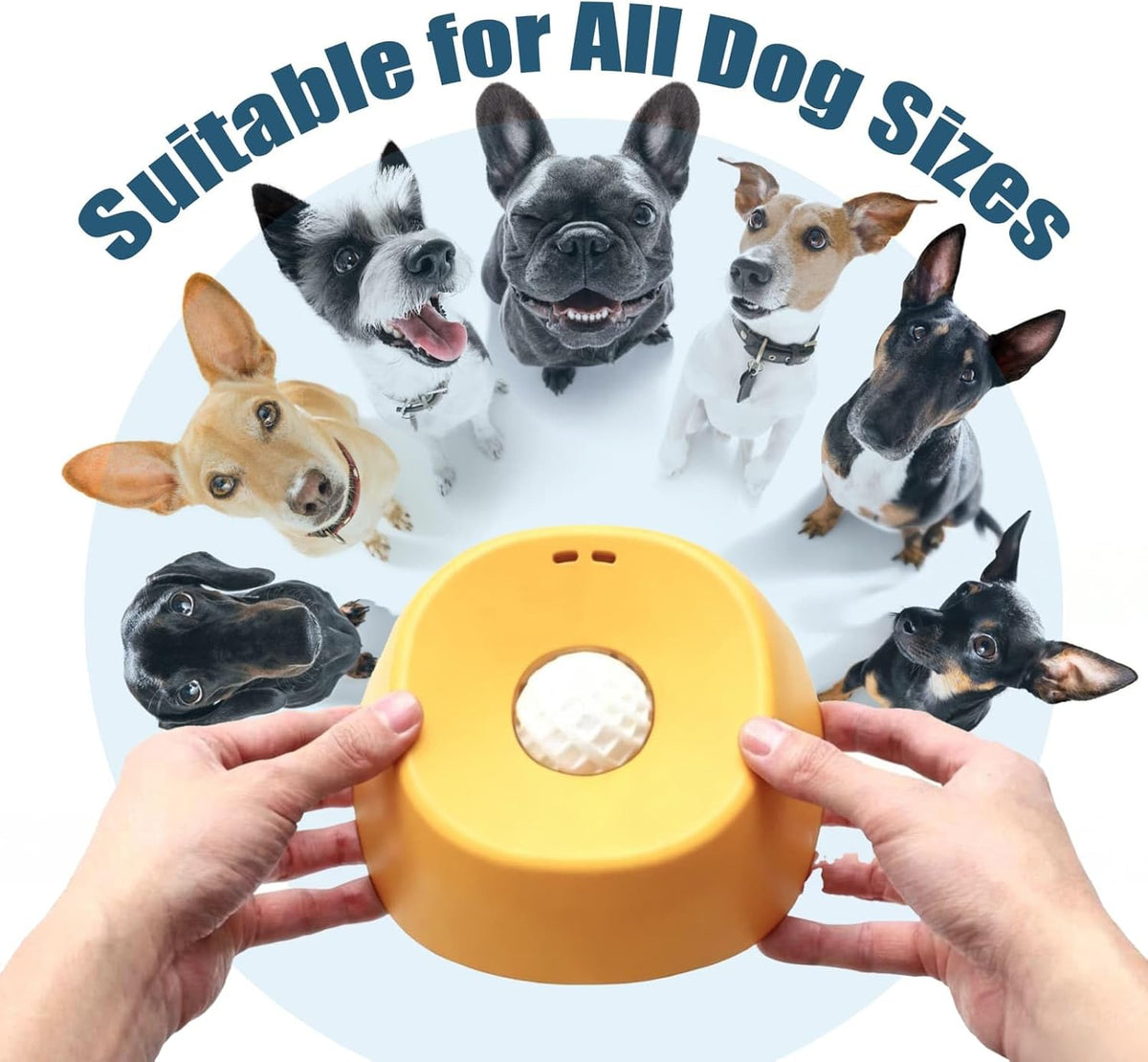 Lick & Roll Slow Feeder Bowl — No-Mess Rolling Ball, image 7 of 7
