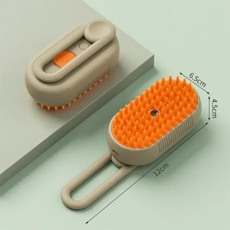 3-In-1 Steam Grooming Brush — Massage, Spray & Deshed, image 7 of 12