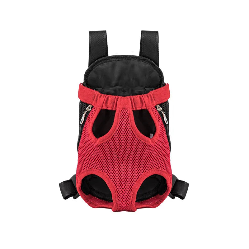 Breathable Mesh Pet Carrier Backpack — Front or Back Wear, image 9 of 12