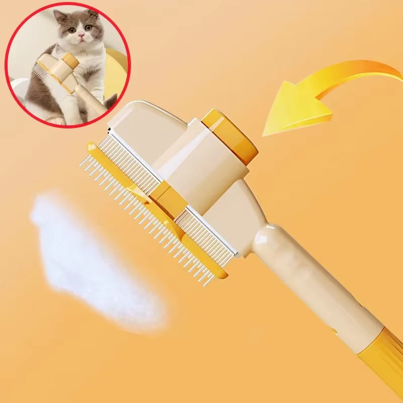 One-Touch Self-Cleaning Slicker Brush